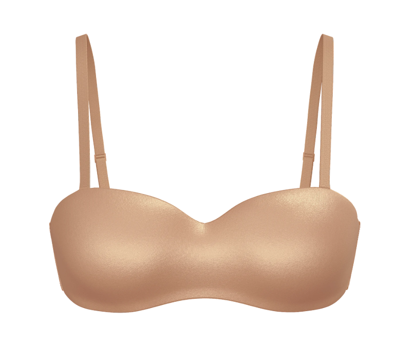 DUMMY - Brasier vicotria secret strapless forro ligero 36DD crema